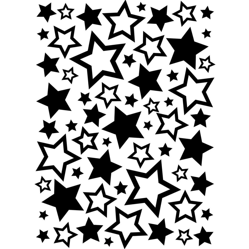 Darice Embossing Folder - Assorted Stars