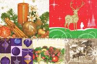 Designer Large Napkins Kit - Christmas Set 6